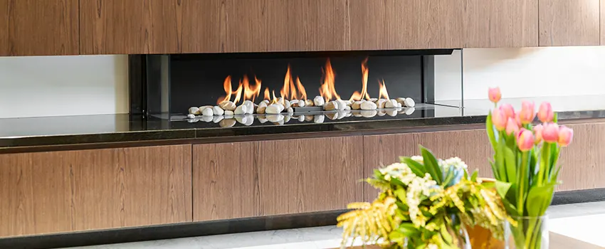 Double-height Fireplace Design Refurbishment in Lemoore, California